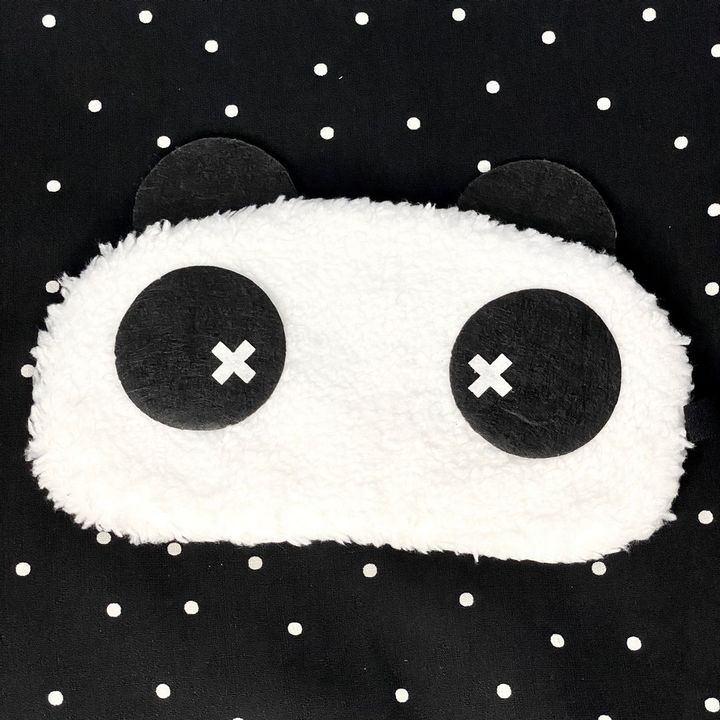 Mặt Nạ Che Mắt Ngủ Panda Dễ Thương - Miếng Che Mắt Khi Ngủ Bằng Lông Cute