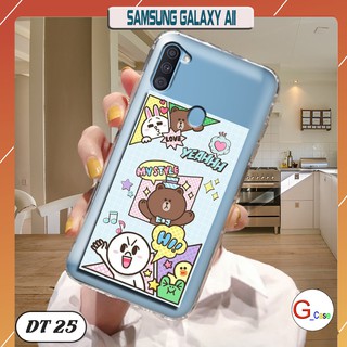 Ốp lưng samsung galaxy a11 dẻo trong in hình
