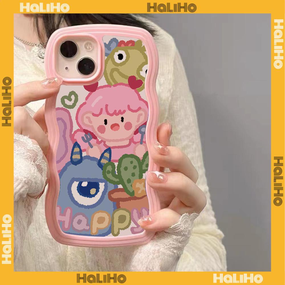 iPhone Case Candy Color Wave 2-in-1 Silicone Soft Case Airbag Shockproof Protection Camera Cartoon Cute Compatible For iPhone 11 Pro Max 13 Pro Max 12 Pro Max 7Plus xr XS Max
