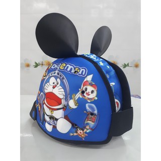 MŨ BẢO VỆ ĐẦU CHO BÉ TẬP ĐI CHẤT LƯỢNG - HÌNH DORAEMON