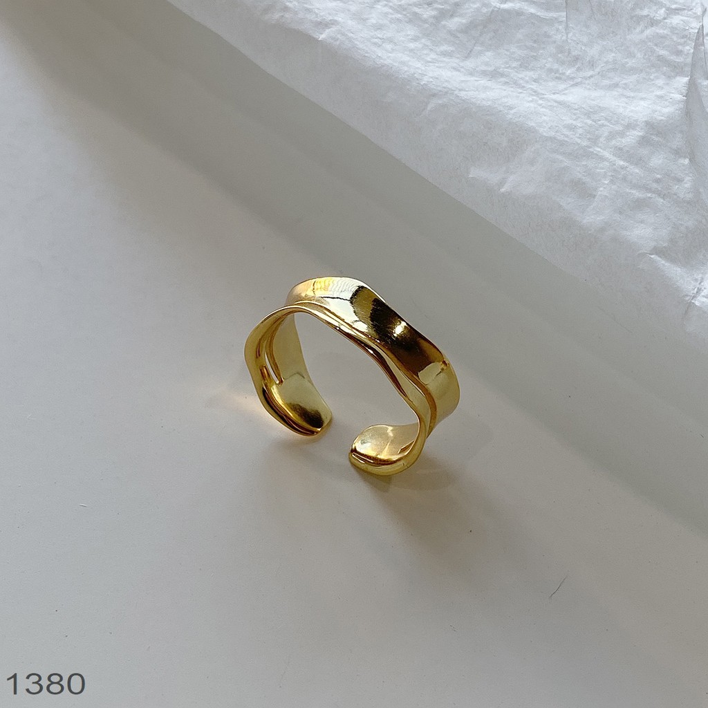 Nhẫn Bạc Eleanor Mạ Vàng Cá Tính - SP001380