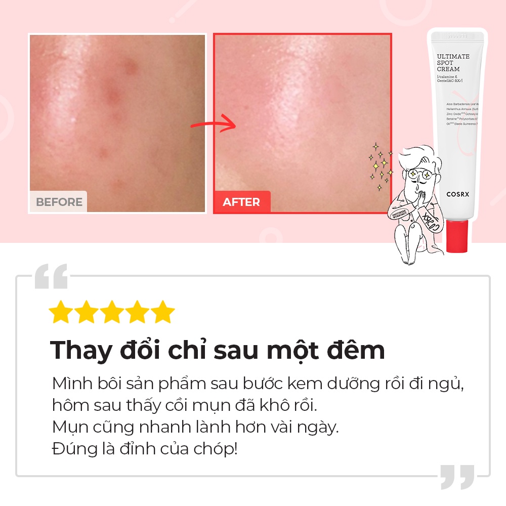 Kem chấm mụn COSRX hỗ trợ chăm sóc da 30g