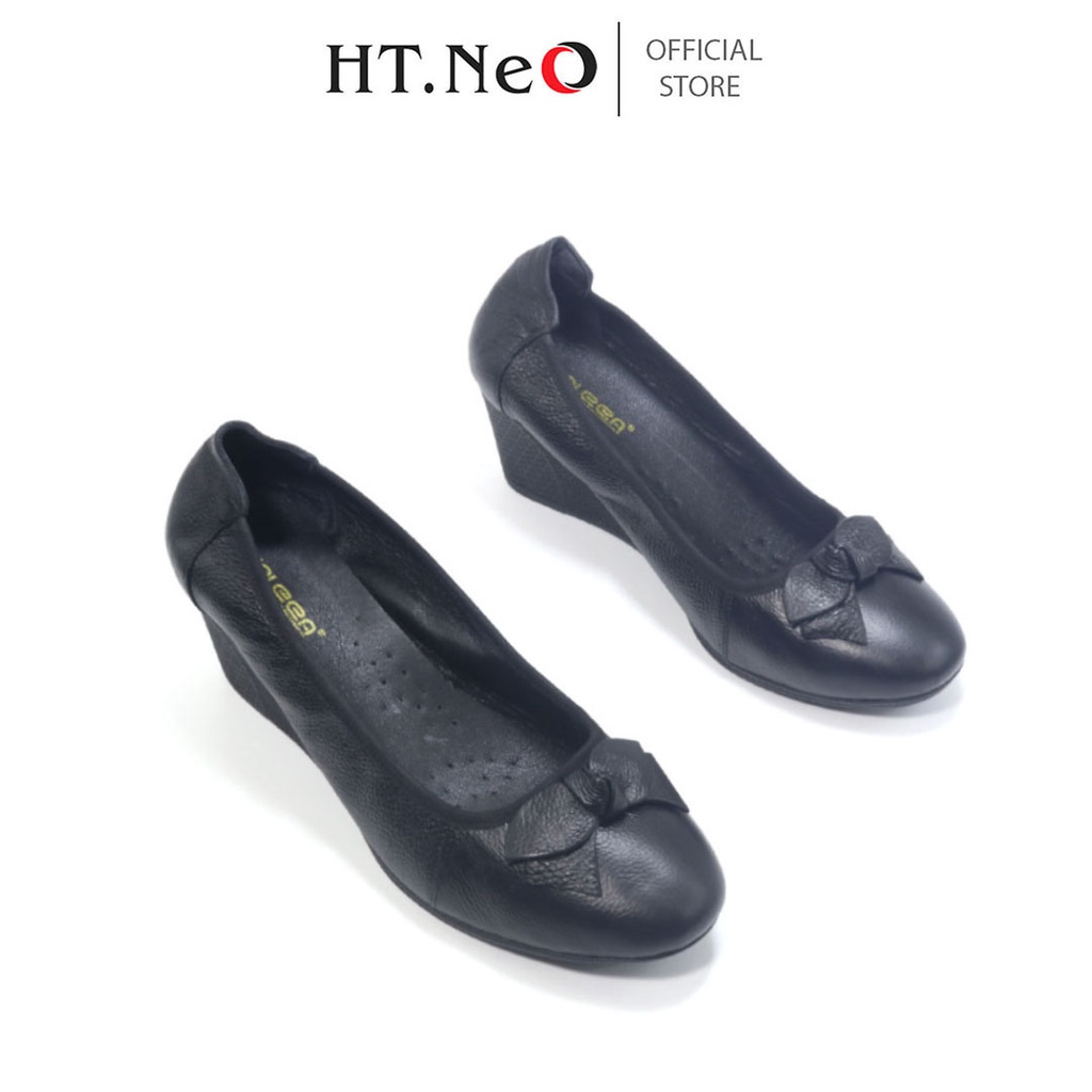 Giày da nữ - Giày da nữ đế xuồng HT.NEO da bò thật ,thiết kế đơn giản ,lịch sự ,đi êm chân ,thoải mái GX05