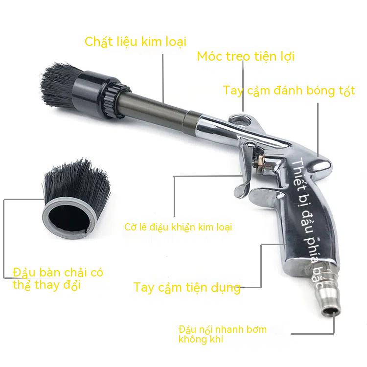 🔥🔥Lốc xoáy thổi bụi thổi bụi súng hơi đầu chổi thổi bụi súng làm sạch nội thất súng thổi bụi súng tuyere súng tuyere súng bắn bụi