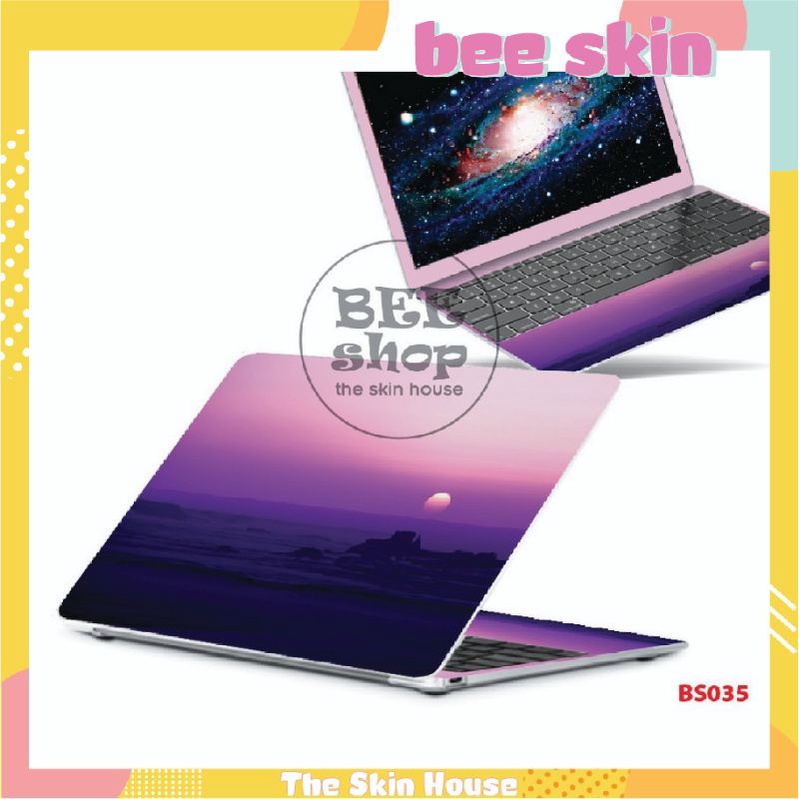 Decal dán laptop BEE SHOP mẫu SKY laptop giá rẻ