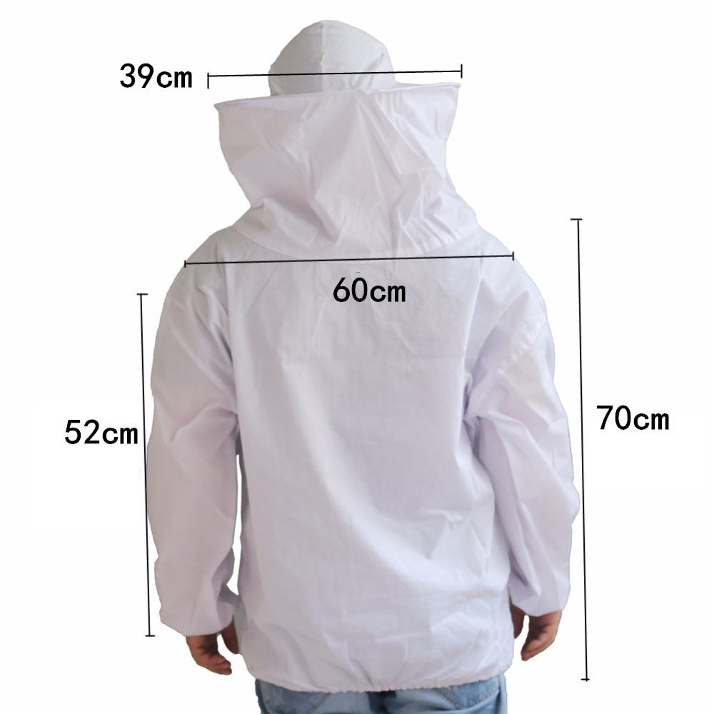 Áo khoác kèm mũ che mặt bảo hộ khi lấy mật ong