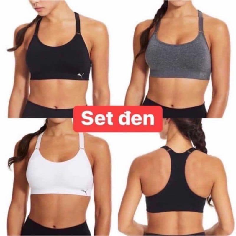 SET 3 ÁO BRA PUMA chính hãng size L