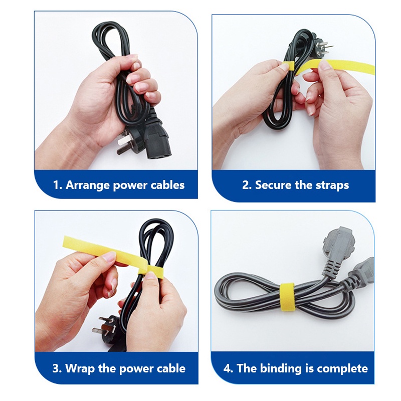Cuộn Dây Dán Cố Định Dây Cáp Dài 5m