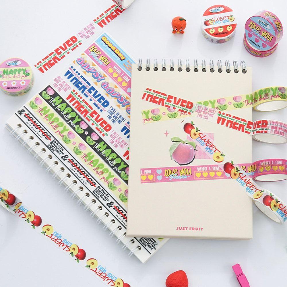 CHOOKEY Băng Keo Dán Trang Trí Họa Tiết Dễ Thương DIY