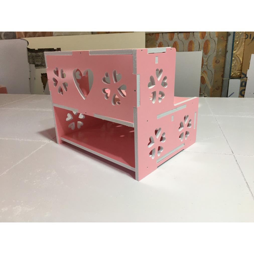 Kệ để chân Nail màu hồng hình Hello Kitty 2 tự tháo lắp đa năng