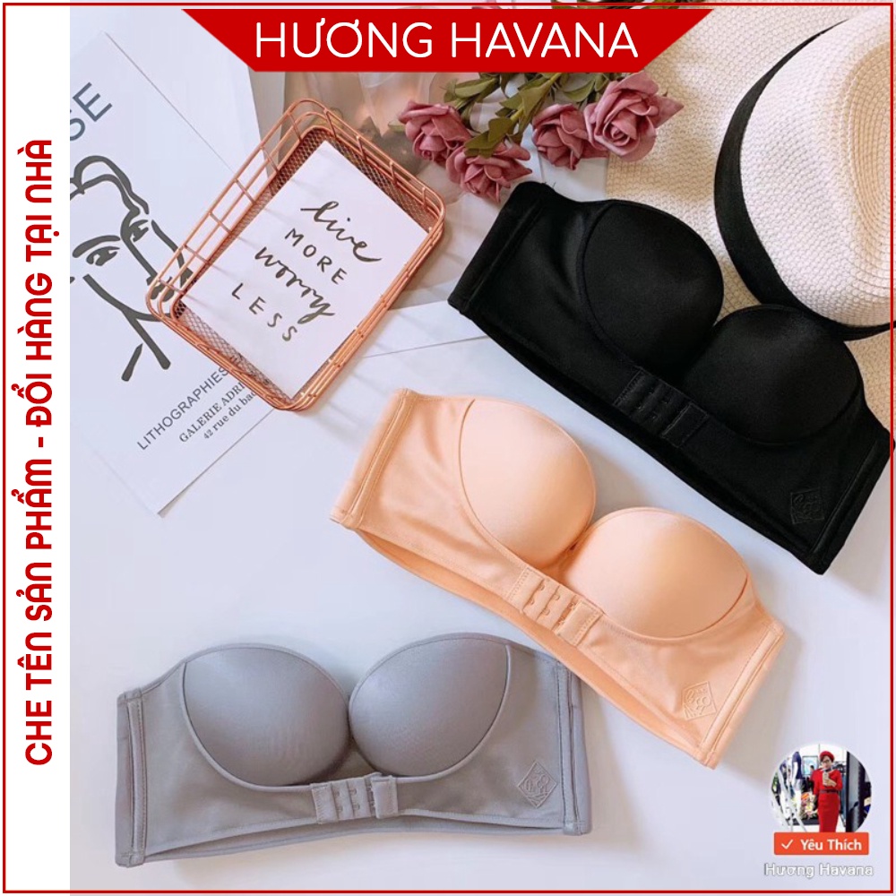 Áo lót chống tụt cài trước siêu đẩy - trong túi zip FLA40