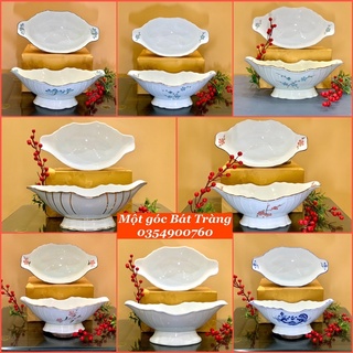 Bát thuyền đựng gà gốm sứ sạch bát tràng