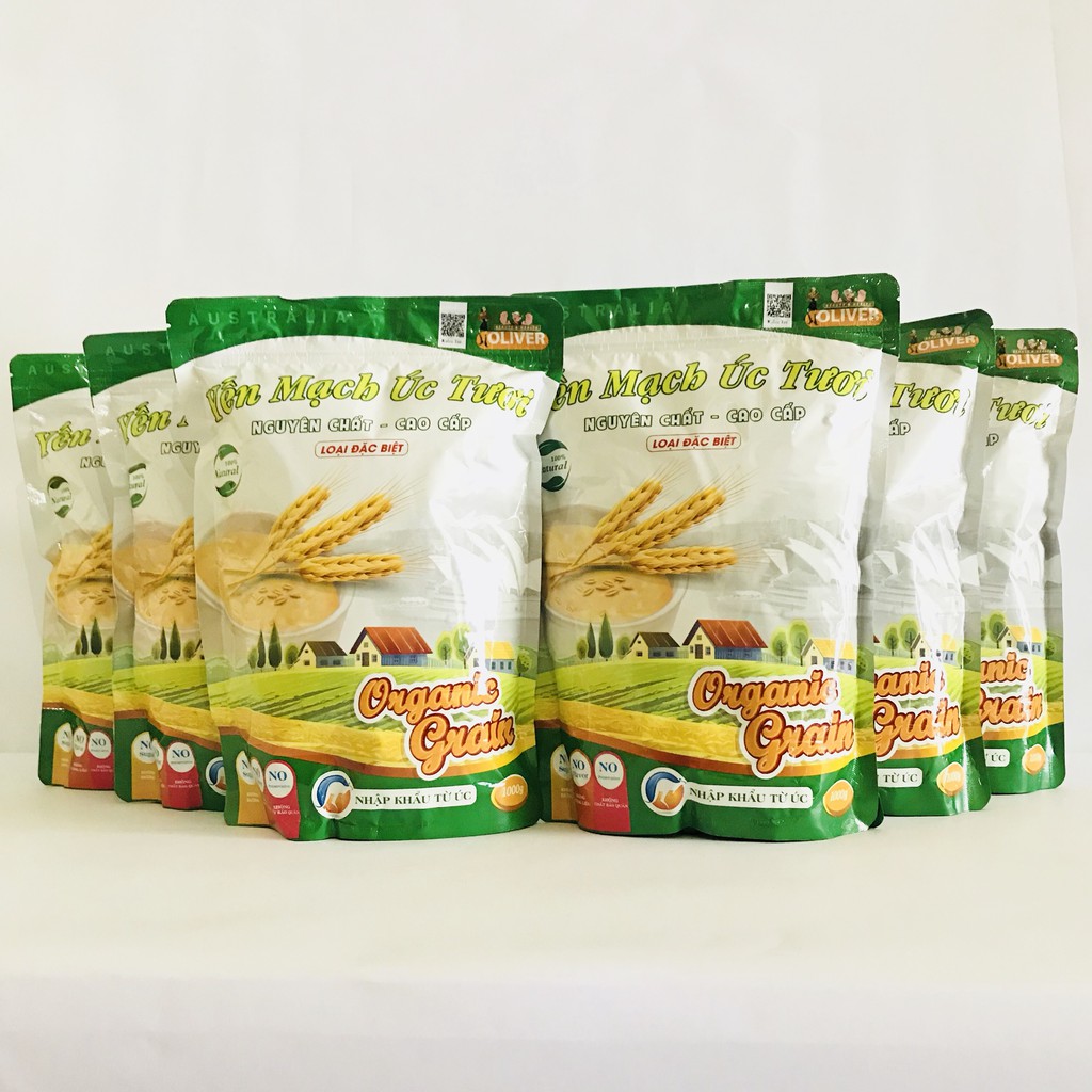 Yến mạch giảm cân tươi ăn liền cho bé ăn dặm, yến mạch giảm cân organic úc tươi cán vỡ 1000g ngon nguyên chất - YMO | BigBuy360 - bigbuy360.vn