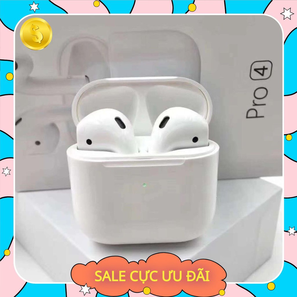 Tai nghe Bluetooth Không Dây Pro 4 Nhét Tai, Đẹp như Airpod Pro serashop03