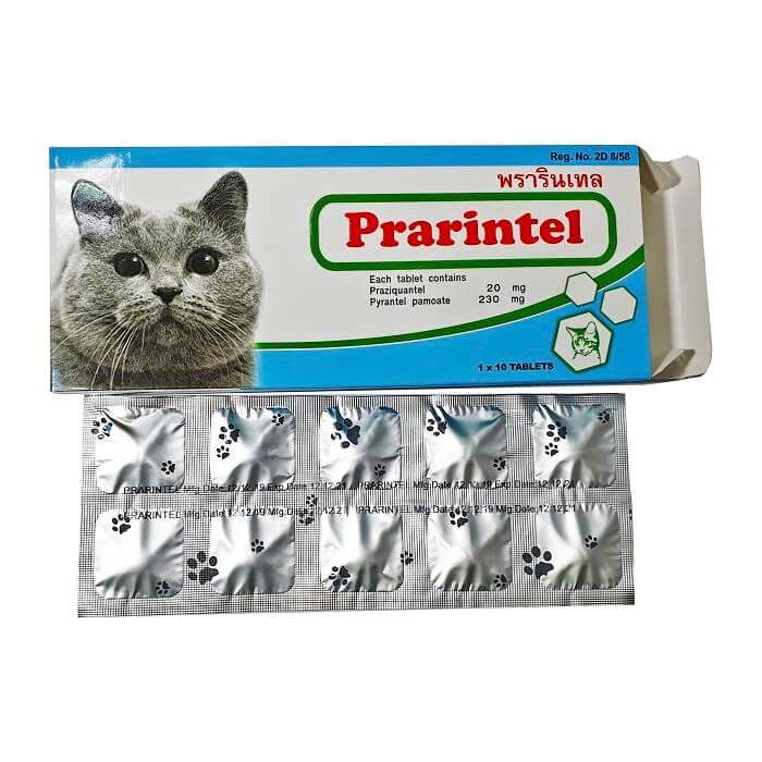 Một Viên Prarintel Cho Mèo 4kg