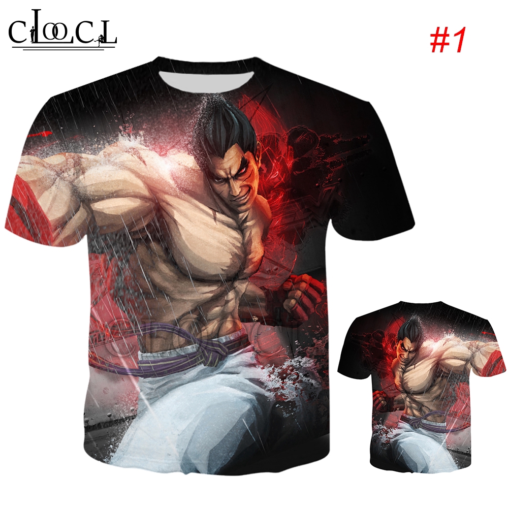 COOCL Game Street Fighter 3D Print Men T-shirts NoBrandNoPolyester