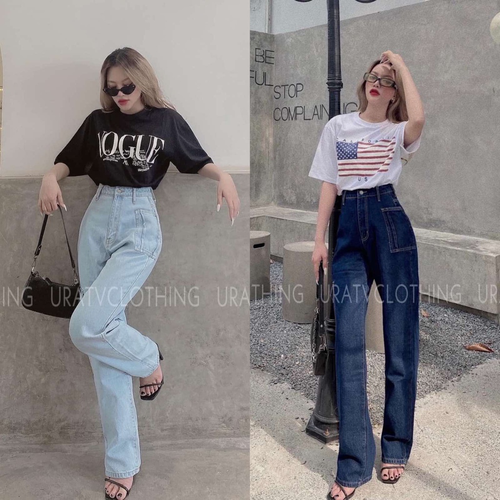 [FREESHIP - ẢNH CHÍNH CHỦ] Quần BOY jean SUÔNG túi hộp 260