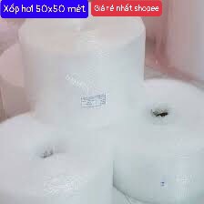 Cuộn xốp hơi, 50cm x 100m xốp hơi bọc hàng, xốp hơi gói hàng, xốp nổ, xốp nổ bọc hàng, xốp nổ gói hàng, xốp nổ đóng hàng