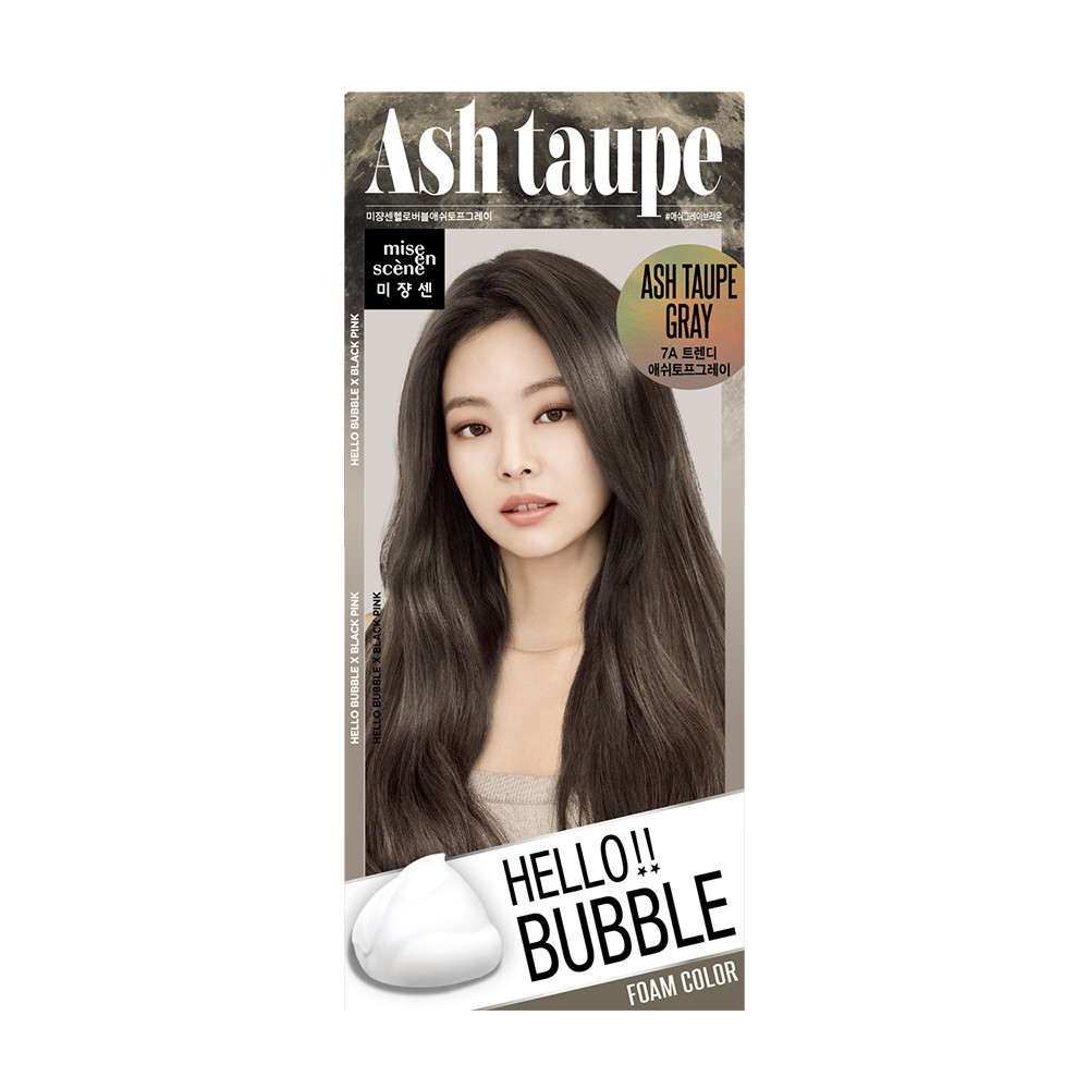 [NEW - GIỚI HẠN] Nhuộm tóc Hello Bubble màu Ash Taupe | Nhuộm tóc BlackPink màu xám tro