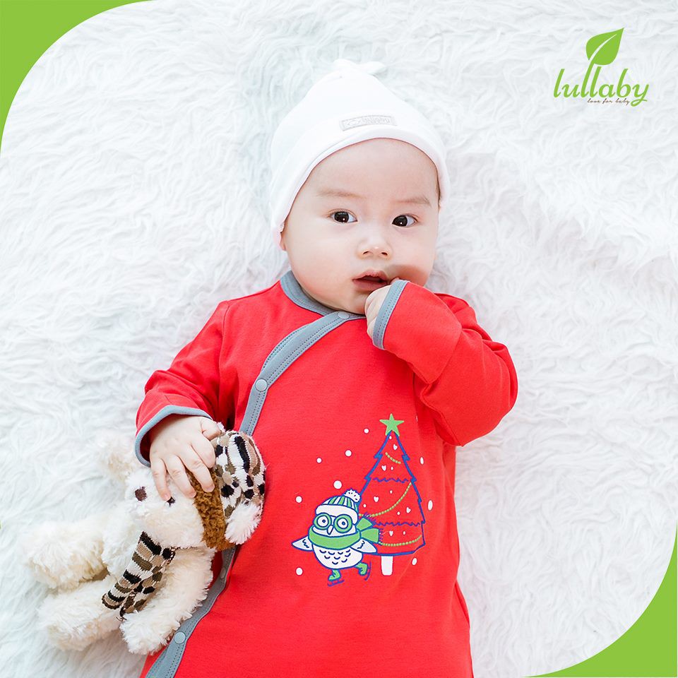 Bộ 2 sleepsuit liền tất Lullaby bé trai NH02-16