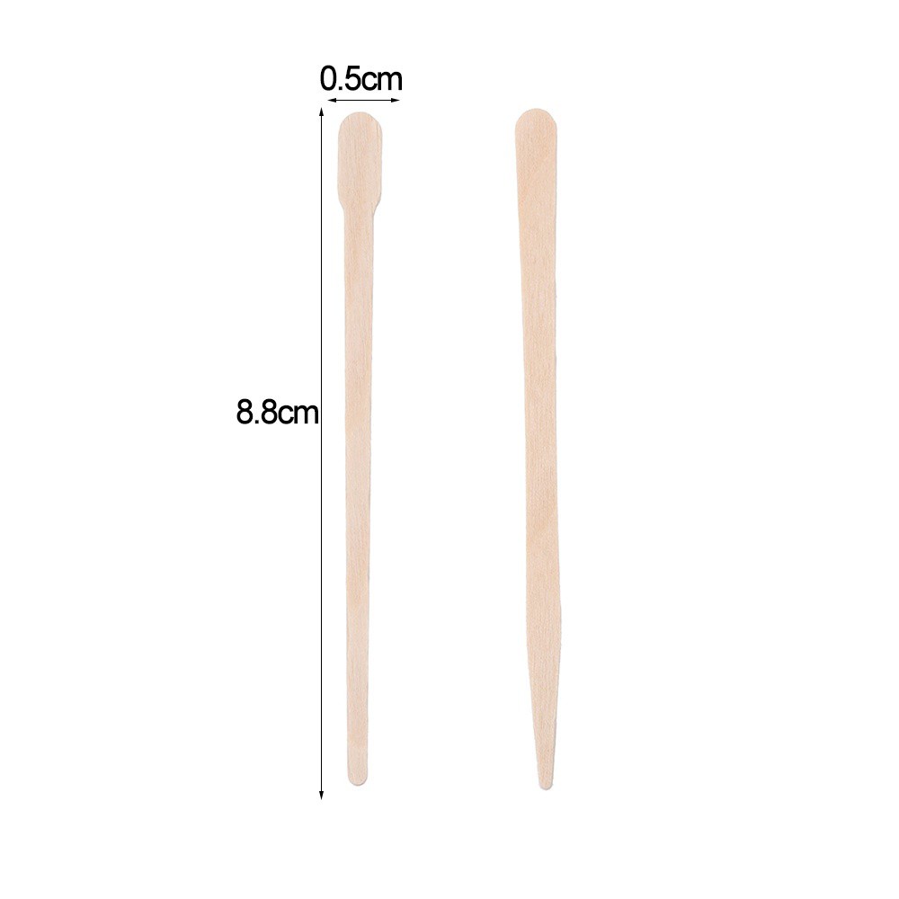 MIHAN1 Special Waxing Stick Disposable Waxing Applicator Wax Spatulas Wooden Beauty bar Face &amp; Eyebrows Hot Body beauty Hair removal Wiping wax tool