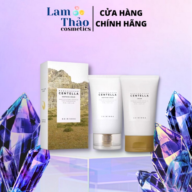 Kem Dưỡng Chiết Xuất Rau Má Da Mụn Phục Hồi Da Skin1004 Madagascar Centella