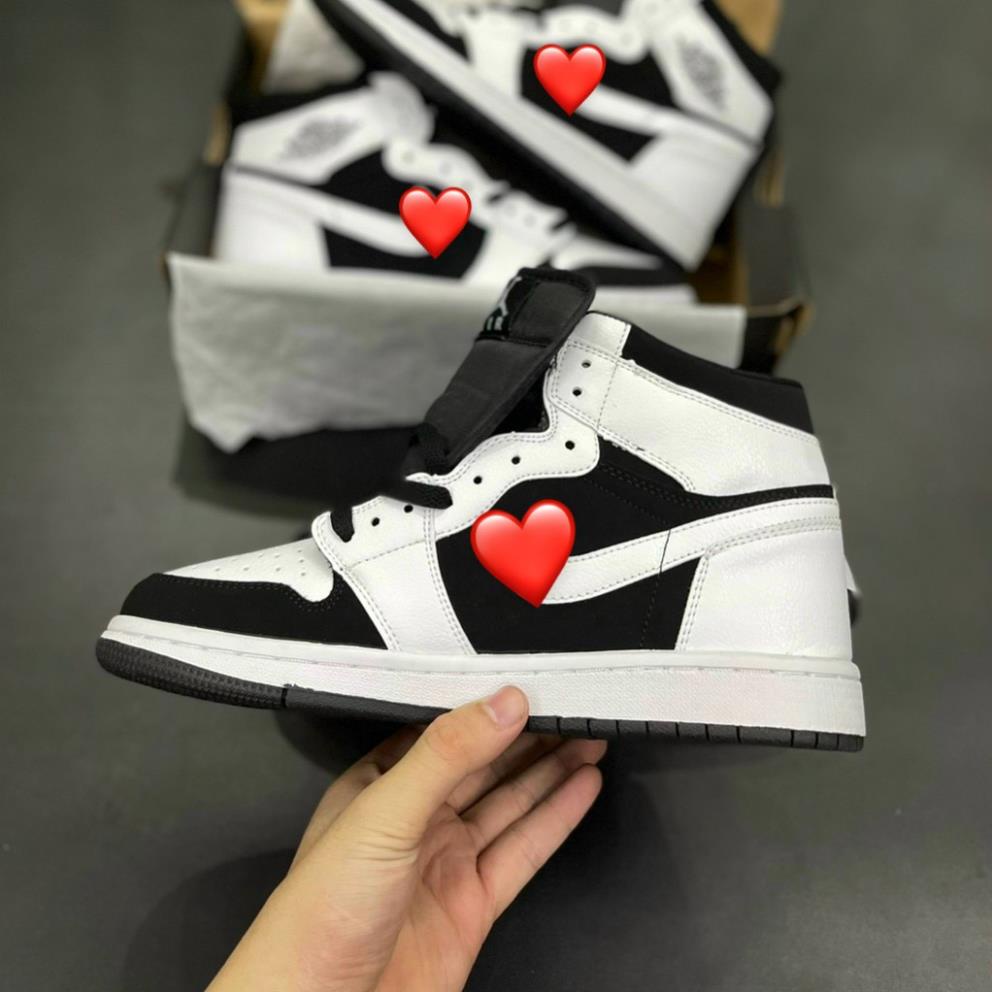 Giày Sneaker Jordan 1 High Trắng Đen , Giày Jordan panda cao cổ Thể Thao Nam Nữ Cao Cổ Full Phụ Kiện | BigBuy360 - bigbuy360.vn