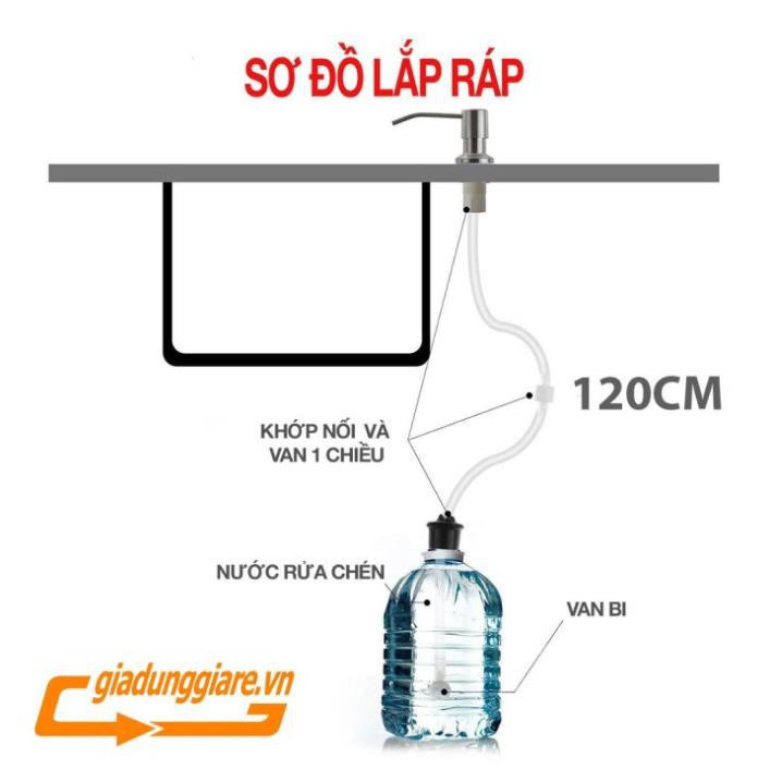 Vòi hút nước rửa chén bát  inox 304 gắn bồn rửa chén bát đa năng