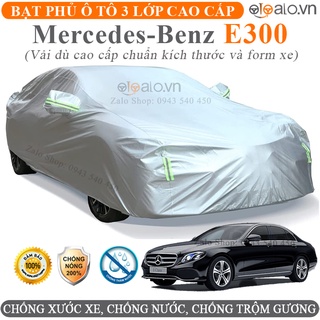 Bạt trùm che phủ dành cho xe Mercedes Benz E300 vải dù oxford 3 lớp cao cấp - OTOALO