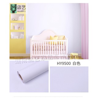 [Sale Sốc Xả Kho] Giấy Dán Tường Trắng Trơn 0.45*10m