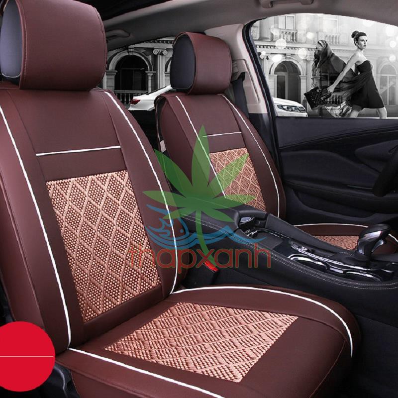 Áo ghế ô tô, Áo ghế xe hơi, bọc da ghế xe A31 (5 Ghế) _ Nâu