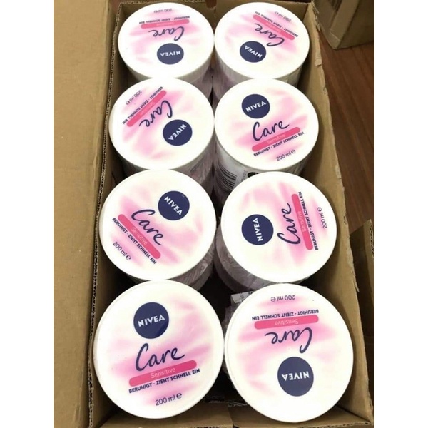 Kem dưỡng ẩm Nivea Care chống khô da, nứt nẻ, 200ml