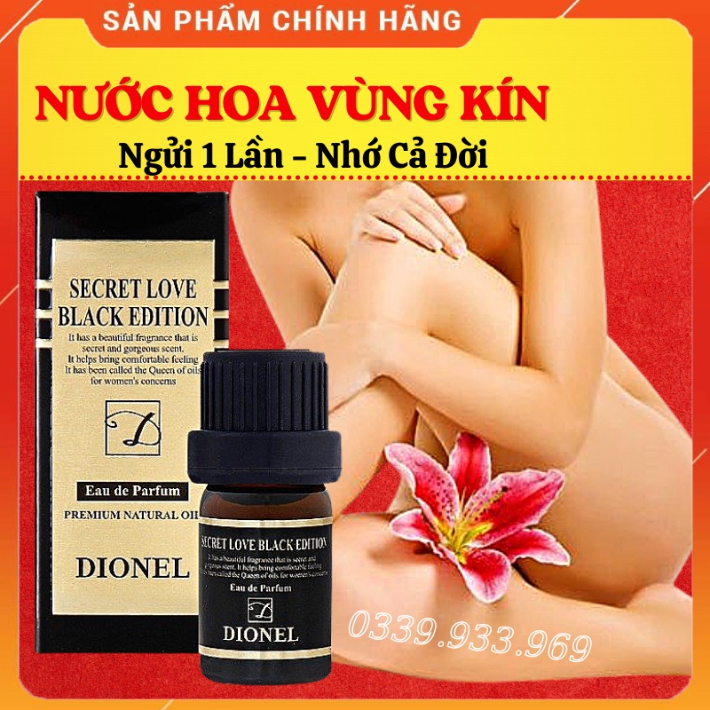 Nước hoa vùng kín DIONEL 5ml Hương Thơm Ngọt Ngào Quyến Rũ