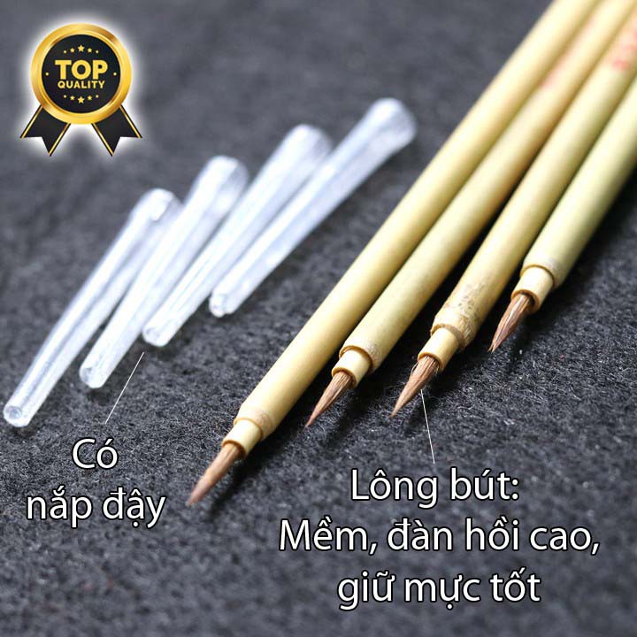 [CHÍNH HÃNG] Combo 04 Bút thư pháp Con cọp số 3 - Loại 1