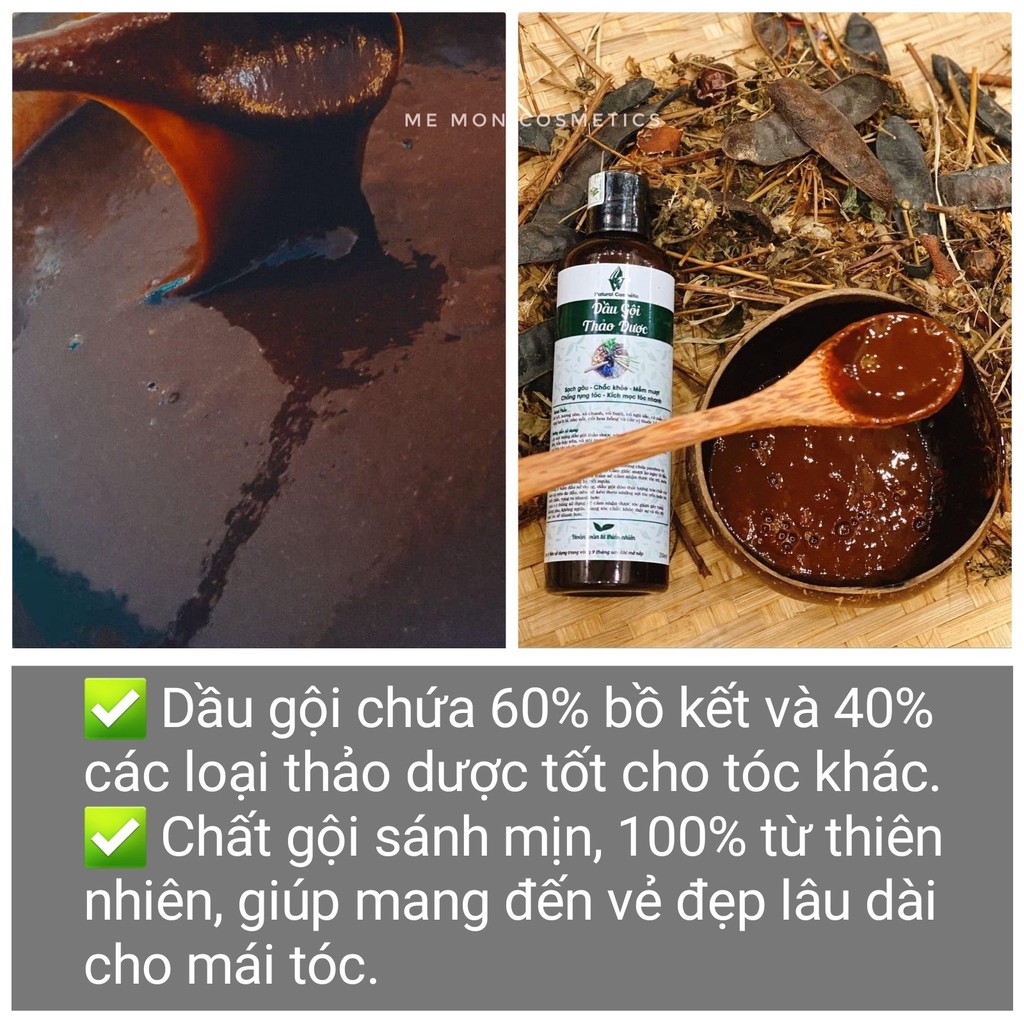 DẦU GỘI THẢO DƯỢC VV Natural Cosmetic giúp ngăn rụng tóc, sạch gàu ngứa, hỗ trợ mọc tóc nhanh, kiềm dầu chống bết