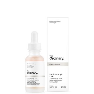 Serum tẩy tế bào chết không gây kích ứng da The Ordinary Lactic Acid 5% + HA 2% 30ml