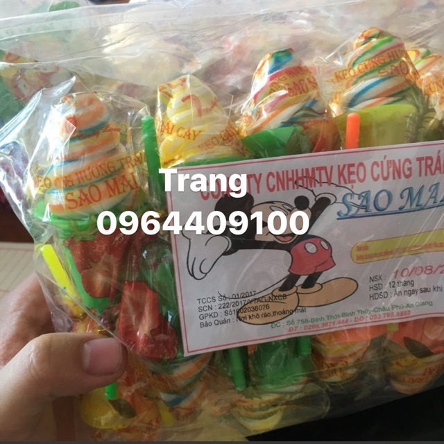 Túi 25 cây kẹo mút xoắn ốc