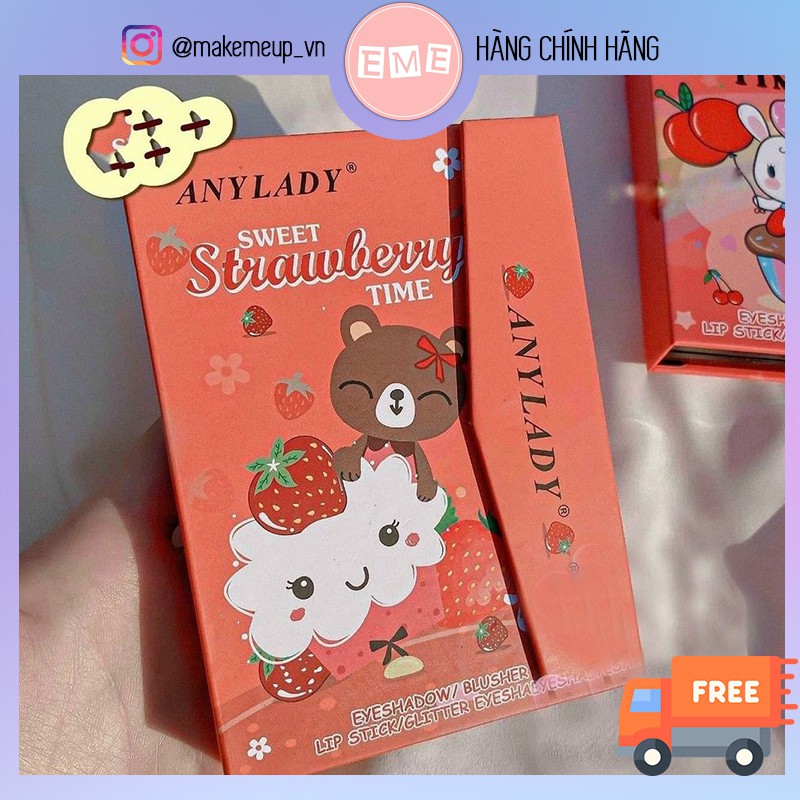 Kit Trang Điểm Sweet STRAWBERRY ANYLADY