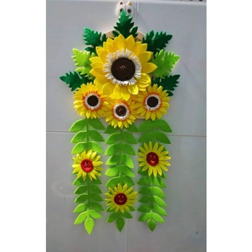 Lẵng hoa vải nỉ