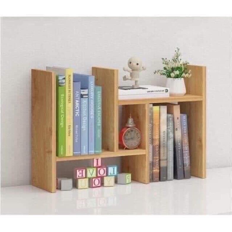 Kệ sách gỗ 5 tầng đa năng bằng gỗ cứng cực đẹp