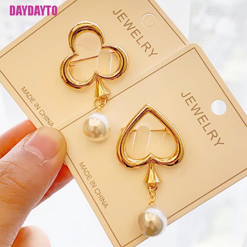 Ghim Cài Áo Đính Ngọc Trai Dễ Thương Thời Trang