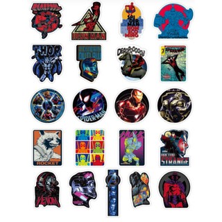 Set 100 tem dán - Marvel