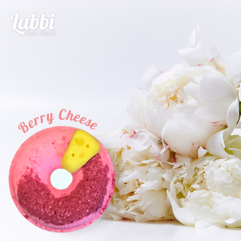 BERRY CHEESE [Labbi] Bath bomb / Viên sủi bồn tắm / Bom tắm