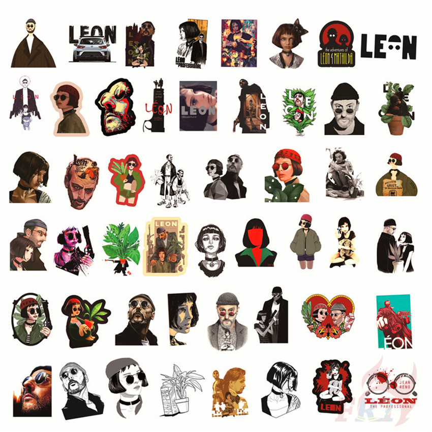 ❉ Leon:The Professional Series 01 Stickers ❉ 50Pcs/Set Classical Movie DIY Waterproof Doodle Decals Stickers