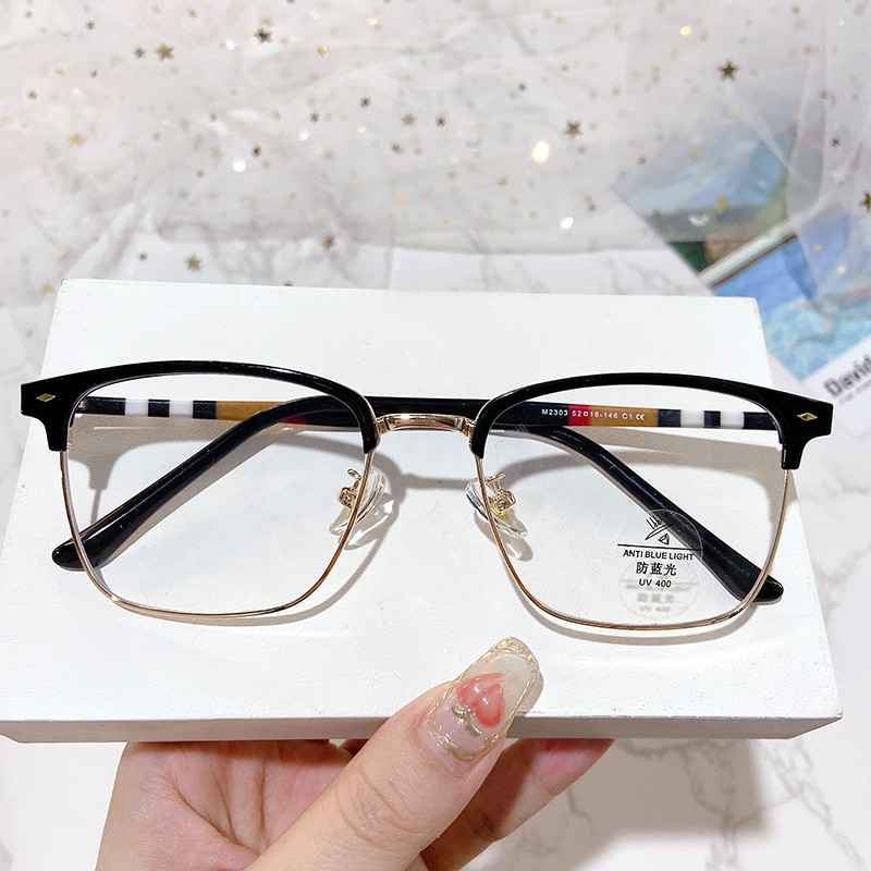 Mắt Kính Gọng Vuông Chống Ánh Sáng Xanh Thời Trang Cho Nam Nữjz2303 | BigBuy360 - bigbuy360.vn