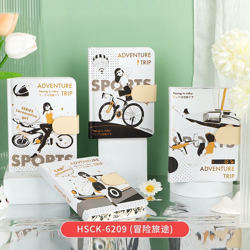 Sổ tay ghi chú hoạ tiết hoạt hình 128 trang