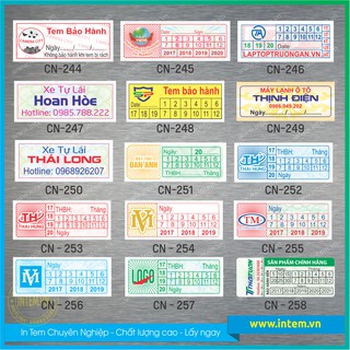 COMBO IN 1000 TEM VỠ BẢO HÀNH 1x2cm - LẤY NGAY
