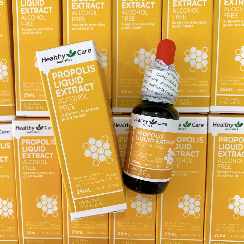 Keo ong giúp tăng cường hệ miễn dịch Healthy care propolis liquid extract alcohol free