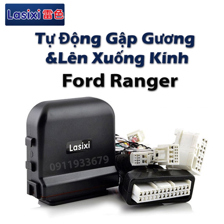 🔥HCM-Tự động cụp gương, lên xuống kính Lasixi xe Ford Ranger-Bảo hành 12 tháng ,tích hợp chìa khóa zin