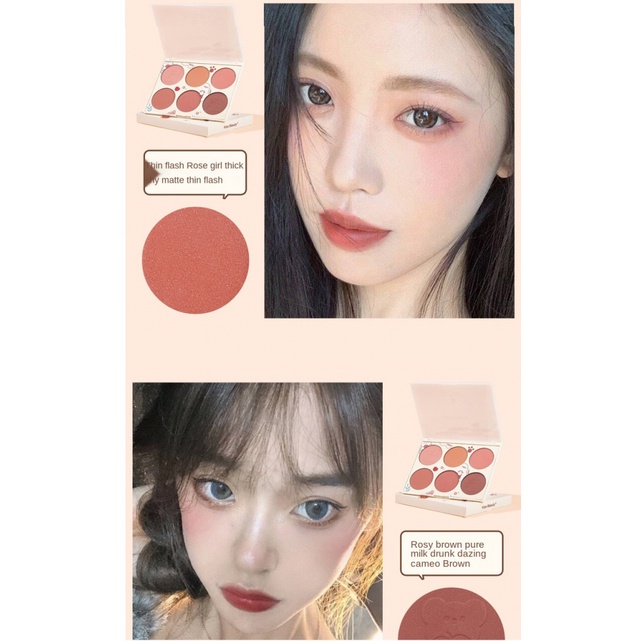 Phấn má hồng Kiss beauty nhiều màu sắc dễ tẩy trang | BigBuy360 - bigbuy360.vn